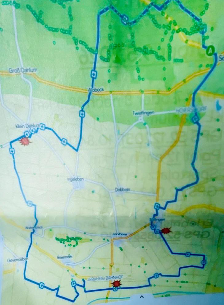 125 Kilometer in 3. Etappen - 1. Etappe
